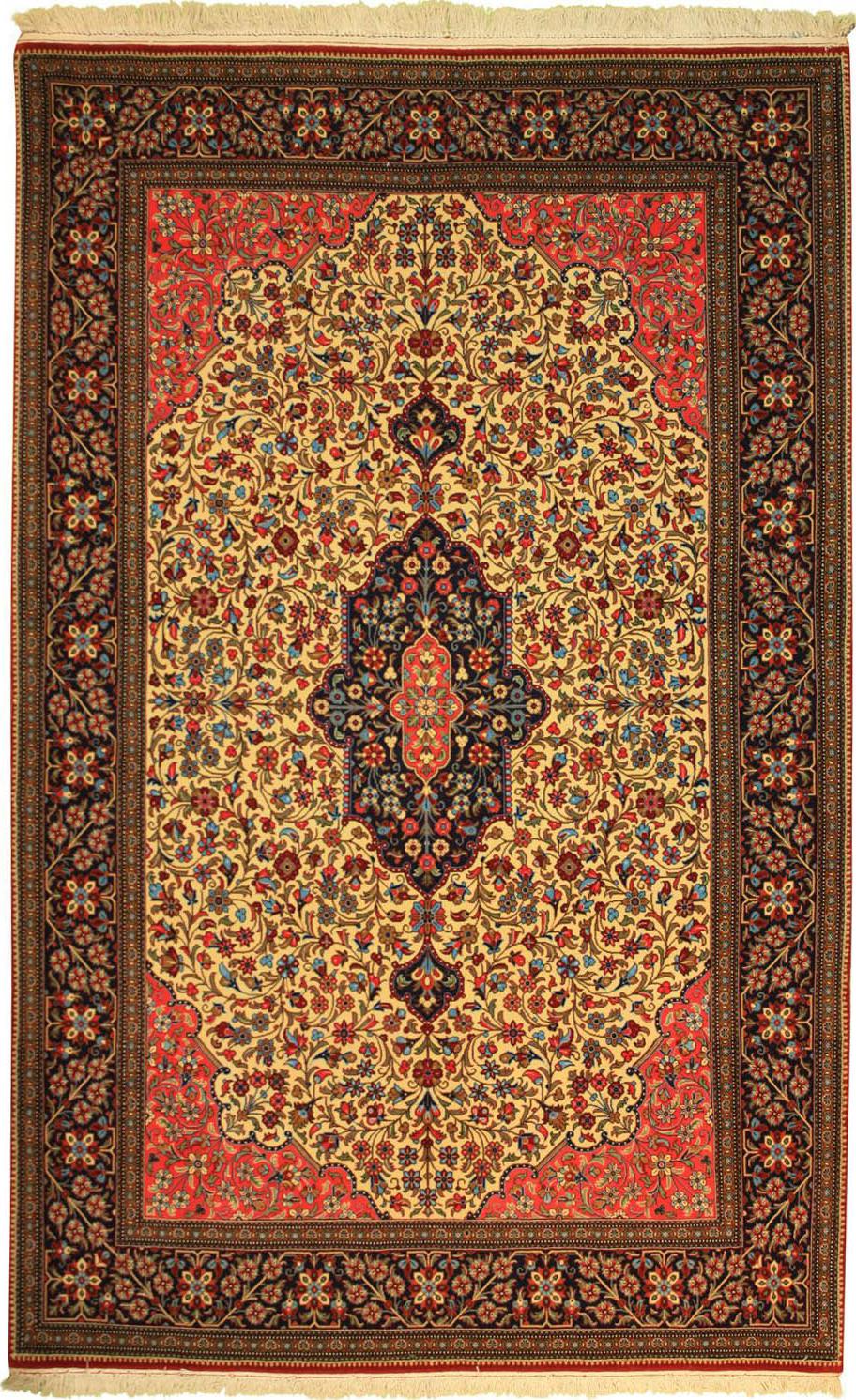 Hand Made Wool  Traditional Persian Rug 4'6" x 7'9"