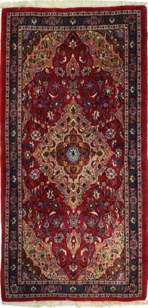 Hand Knotted Wool Red Traditional China Rug 3'4" x 6'5"