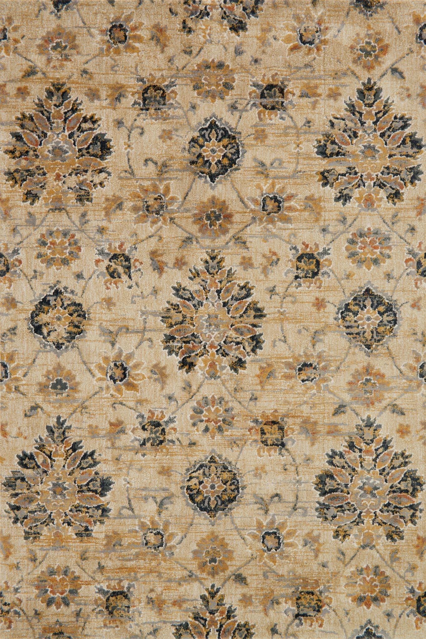 Machine Made Synthetic Beige Transitional China Rug 7'10" x 10'10"