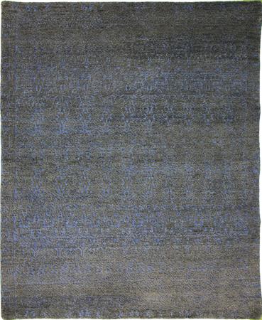 Hand Made Wool Blue Dk Transitional India Rug 8' x 10'