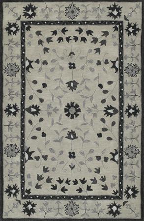 Hand Tufted China TB5  Synthetic 8' x 10' gray Lt