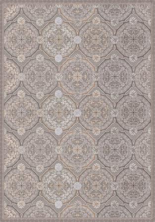 Machine Made Synthetic Grey Transitional Turkey Rug 5' x 8'