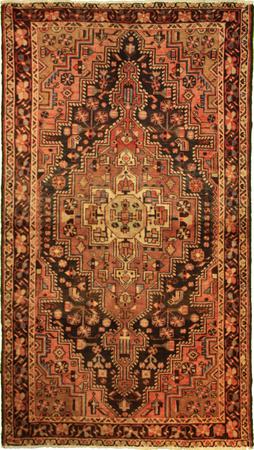 Hand Knotted Persian  Wool 4'6" x 6'6" Brown