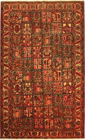 Hand Knotted Persian  Wool 6'2" x 10' Red