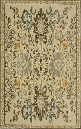 Machine Made Synthetic Taupe Transitional USA Rug 7'6" x 10'6"