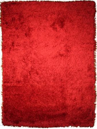 Hand Knotted India Wool SHAG  Red Rug 9' x 12'