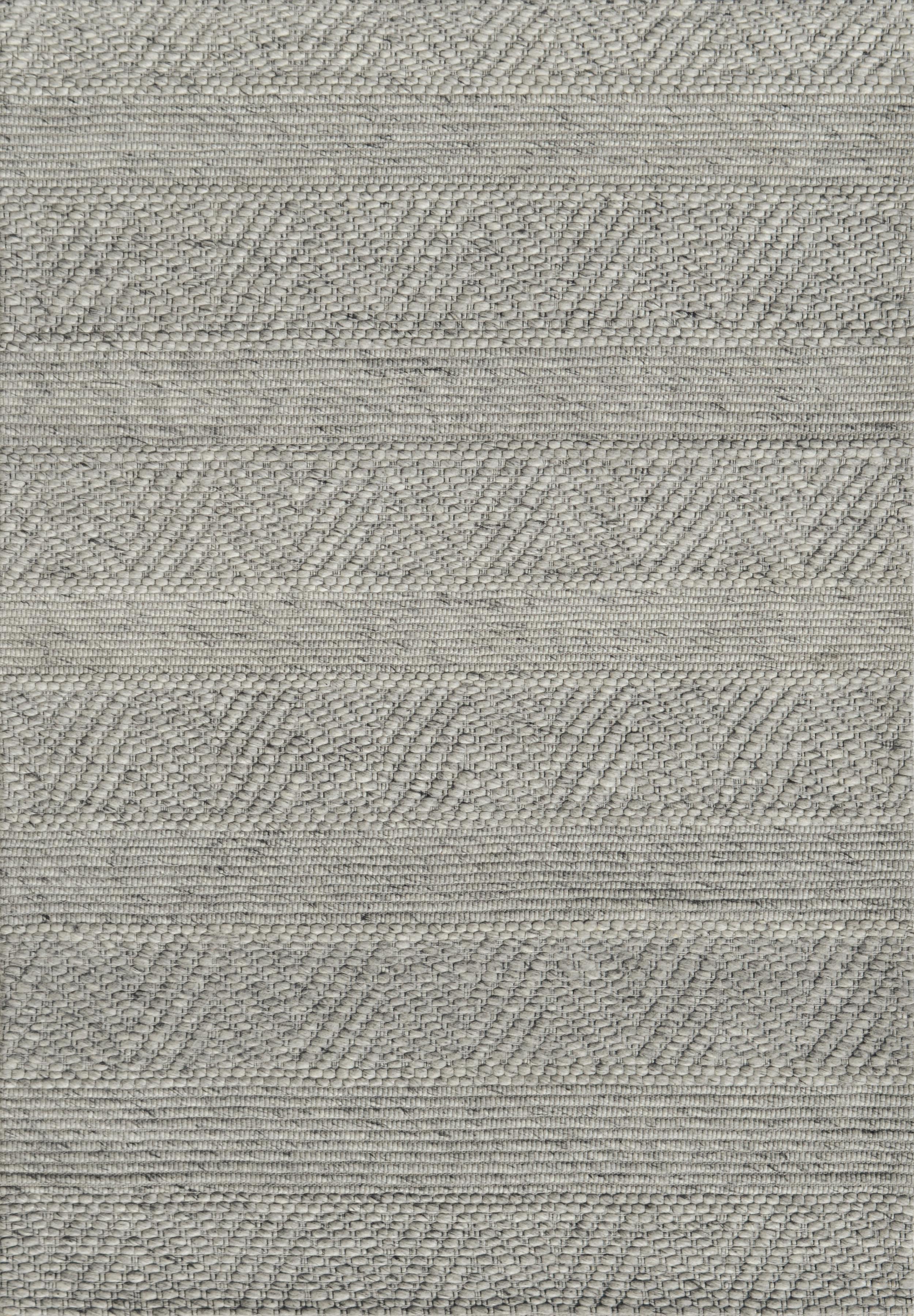 Hand Made Cotton Grey Contemporary India Rug 9' x 12'