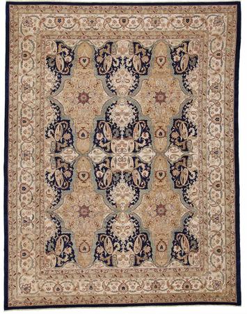 Hand Knotted India Wool Heriz  Rug 8'11