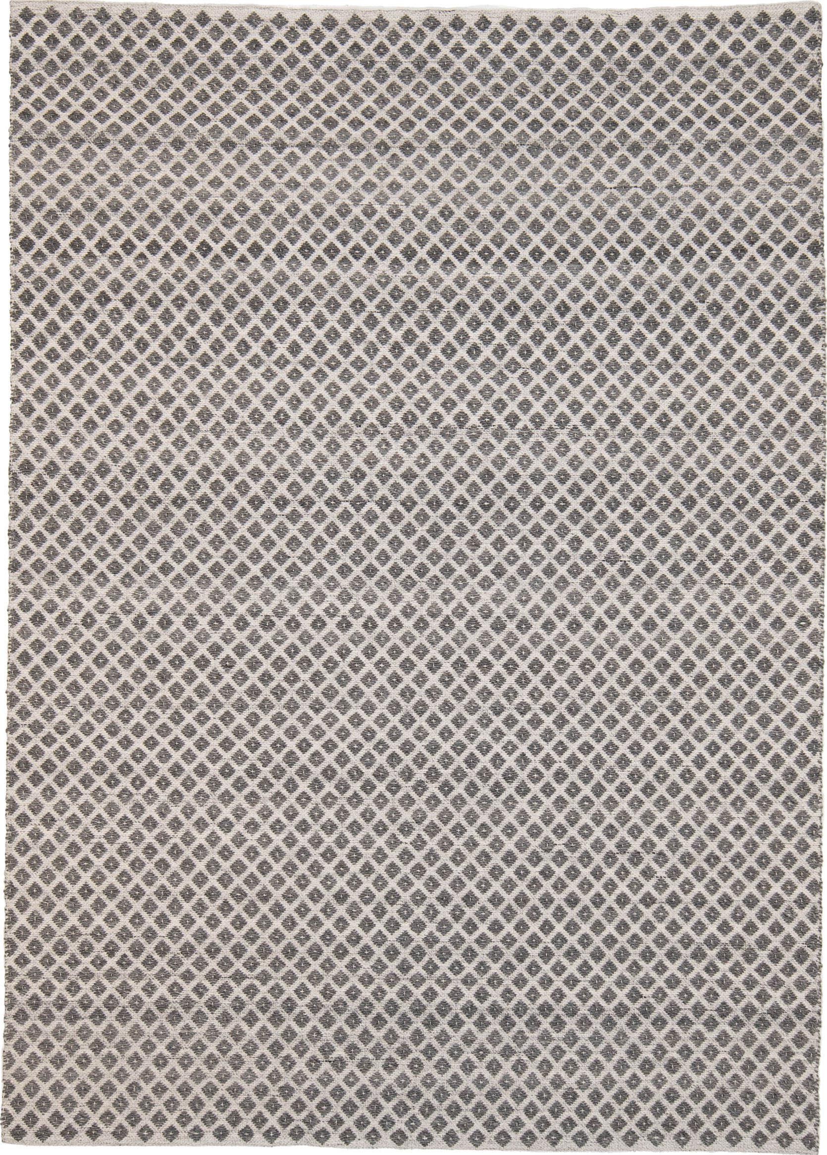 Wilshire Gray & White 6' x 9'