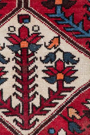Hand Knotted Iran Bakhtiari Wool 100% 4'11" x 6'3" Multi