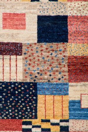 Hand Knotted Iran Gabbeh Wool 100% 2'7''x3'11'' Multi