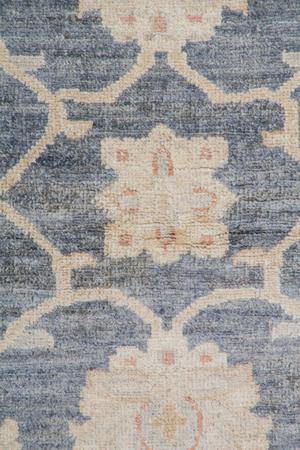 Hand Knotted Pakistan Oushak Wool 100% 4' x 5'10" Light Blue