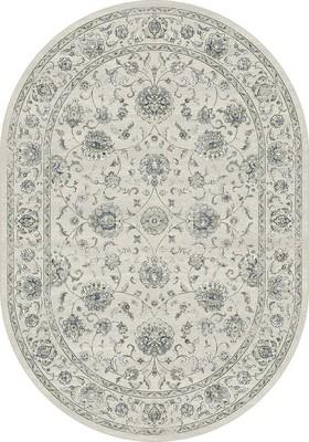 Dynamic Ancient Garden  57126 White-Ivory Oval 2'7" X 4'7"