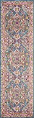 Nourison Passion PSN20 Blue-Navy Runner 1'10