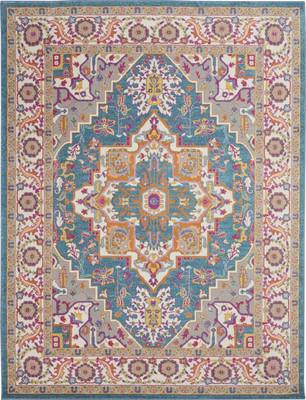 Nourison Passion PSN20 Blue-Navy Rectangle 8'0