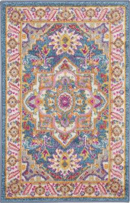 Nourison Passion PSN20 Blue-Navy Rectangle 1'10