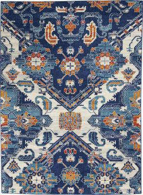 Nourison Passion PSN31 Blue-Navy Rectangle 5'3