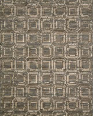 Nourison Silken Allure SLK24 Gray/Silver 7'9"X9'9"