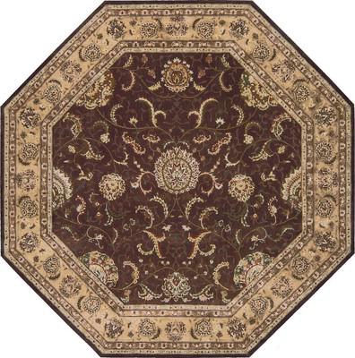 Nourison Nourison 2000 2206 Brown Octagon 10'0" X 10'0"