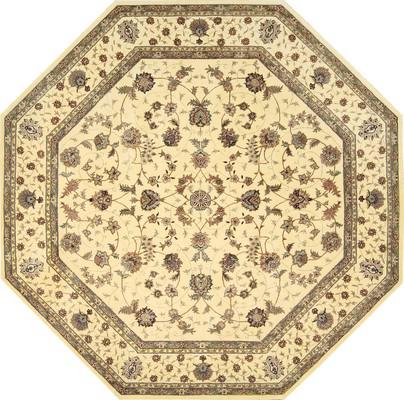 Nourison Nourison 2000 2023 White-Ivory Octagon 10'0" X 10'0"
